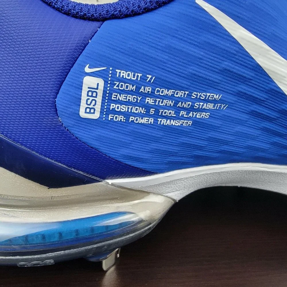 Nike Force Zoom Trout 7 Pro Baseball Cleats Royal Blue CQ7224-400 Men's Sz 13.5